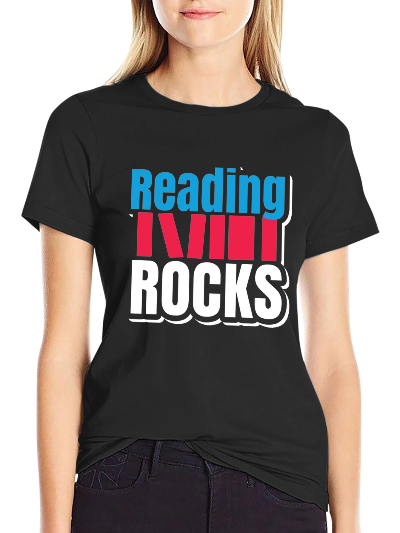 Reading Rocks T-Shirt: Book Lover Tee