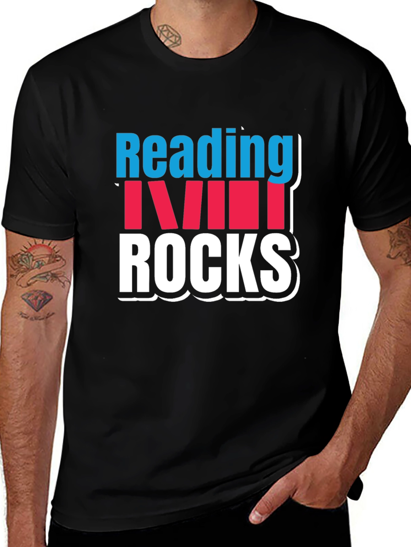 Reading Rocks T-Shirt: Book Lover Tee