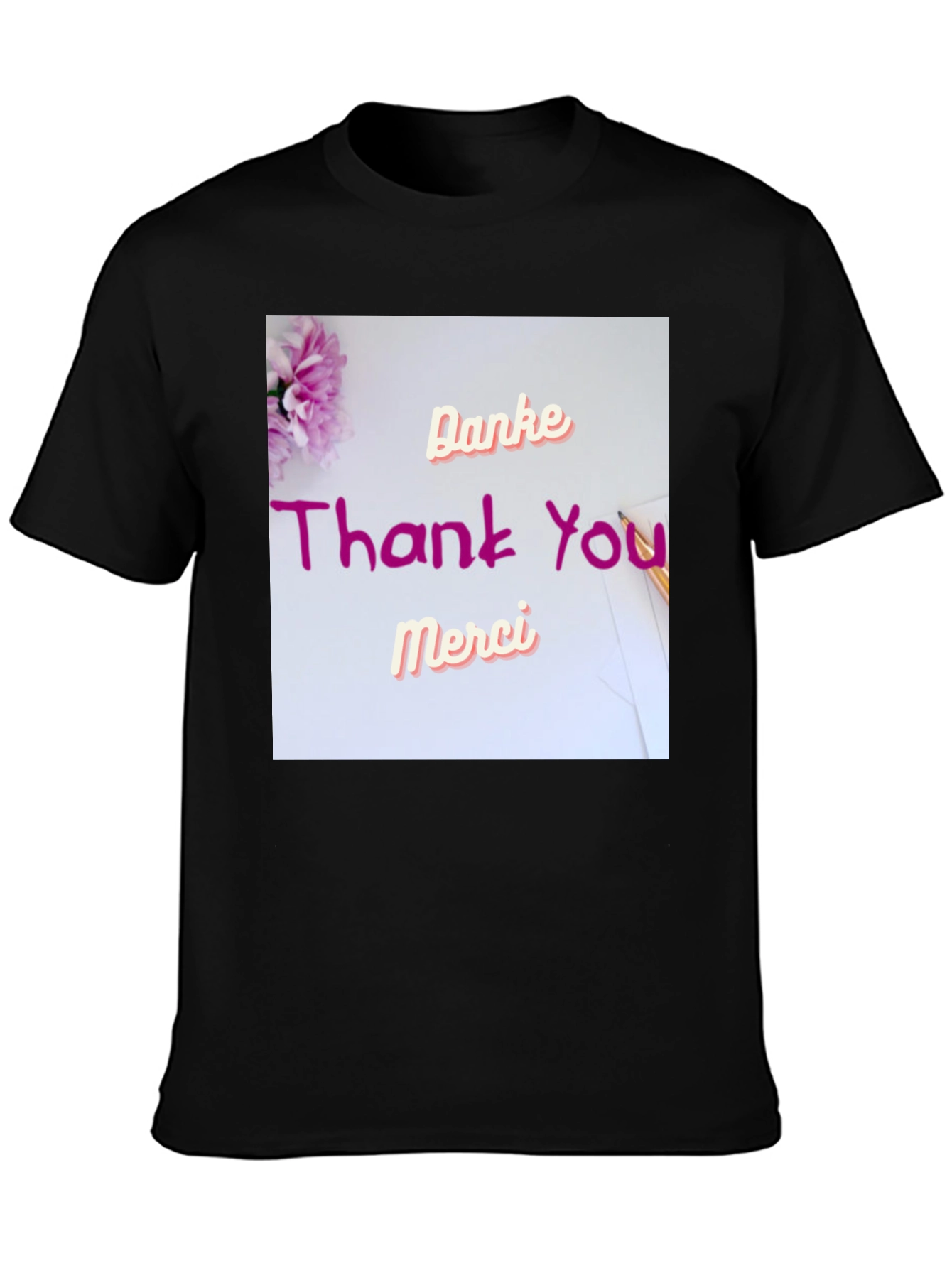 Thank You T-Shirt - Danke Merci