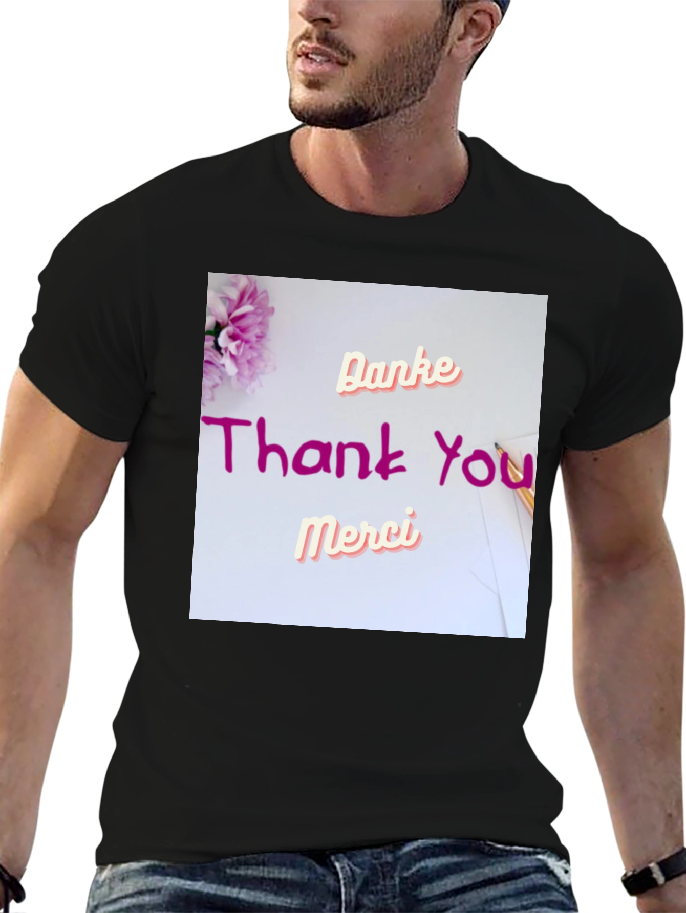 Thank You T-Shirt - Danke Merci