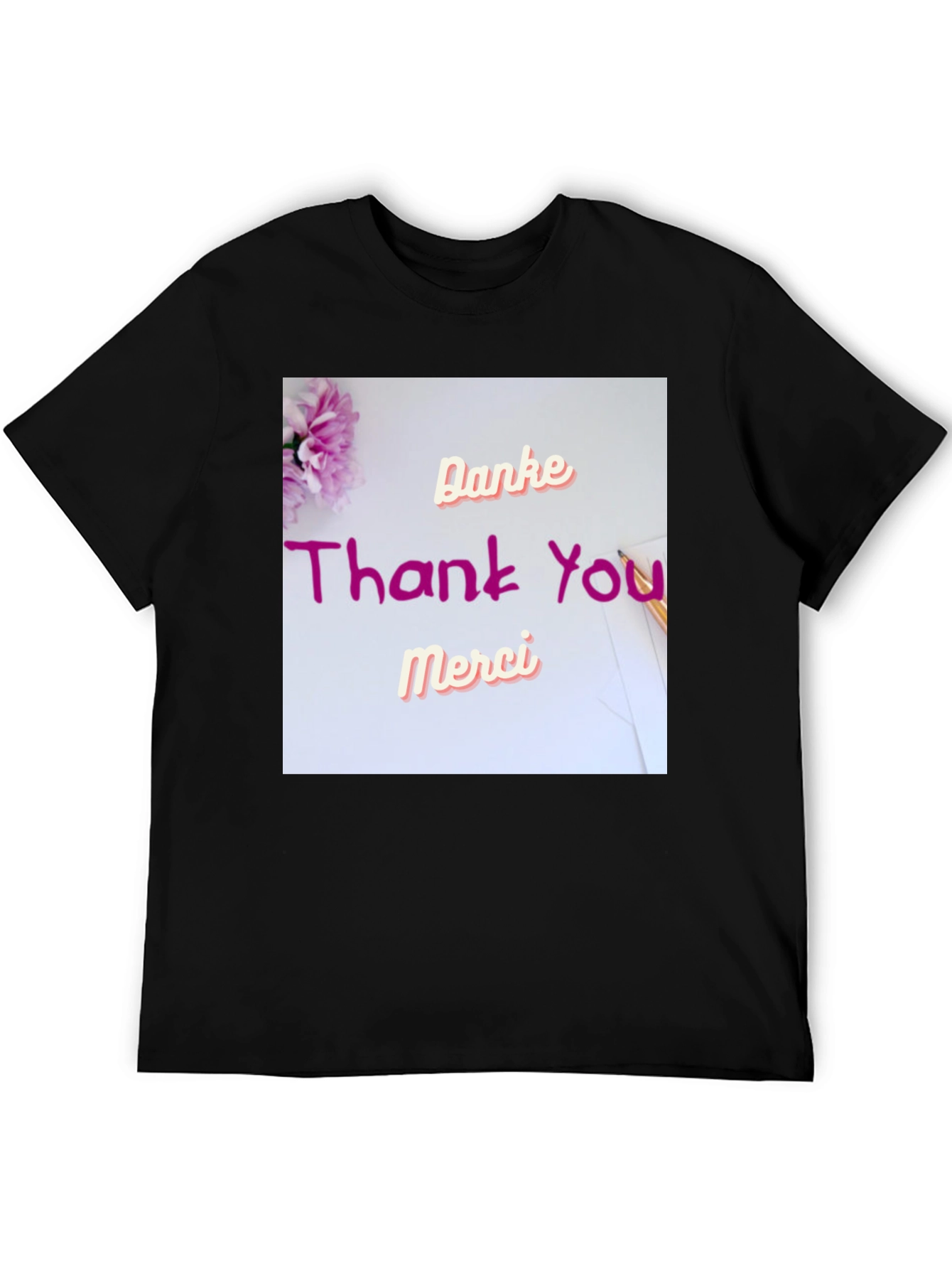 Thank You T-Shirt - Danke Merci
