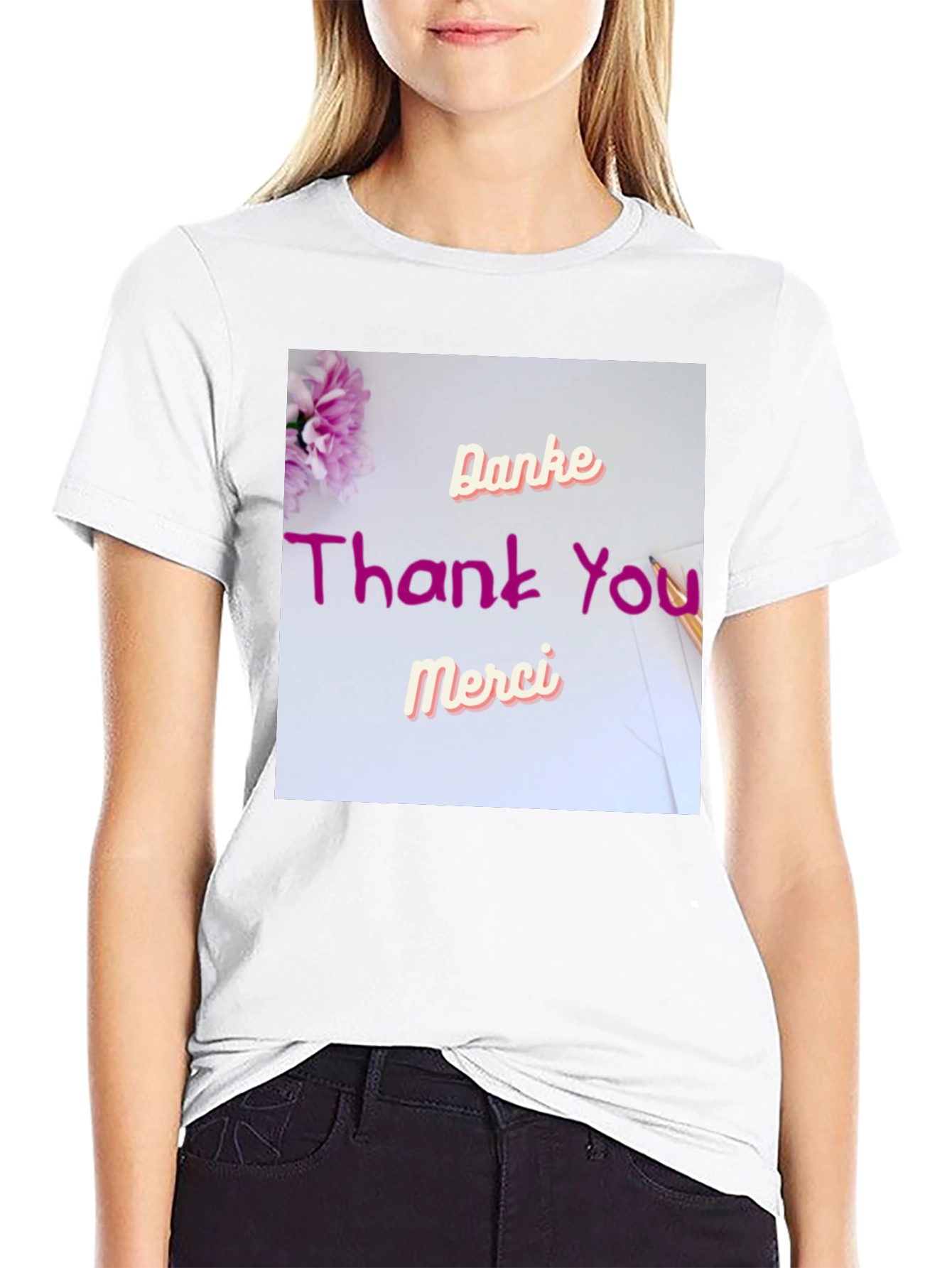 Thank You T-Shirt - Danke Merci