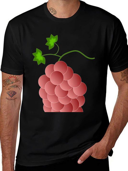 Grapes Graphic Tee - Stylish Fruit Design