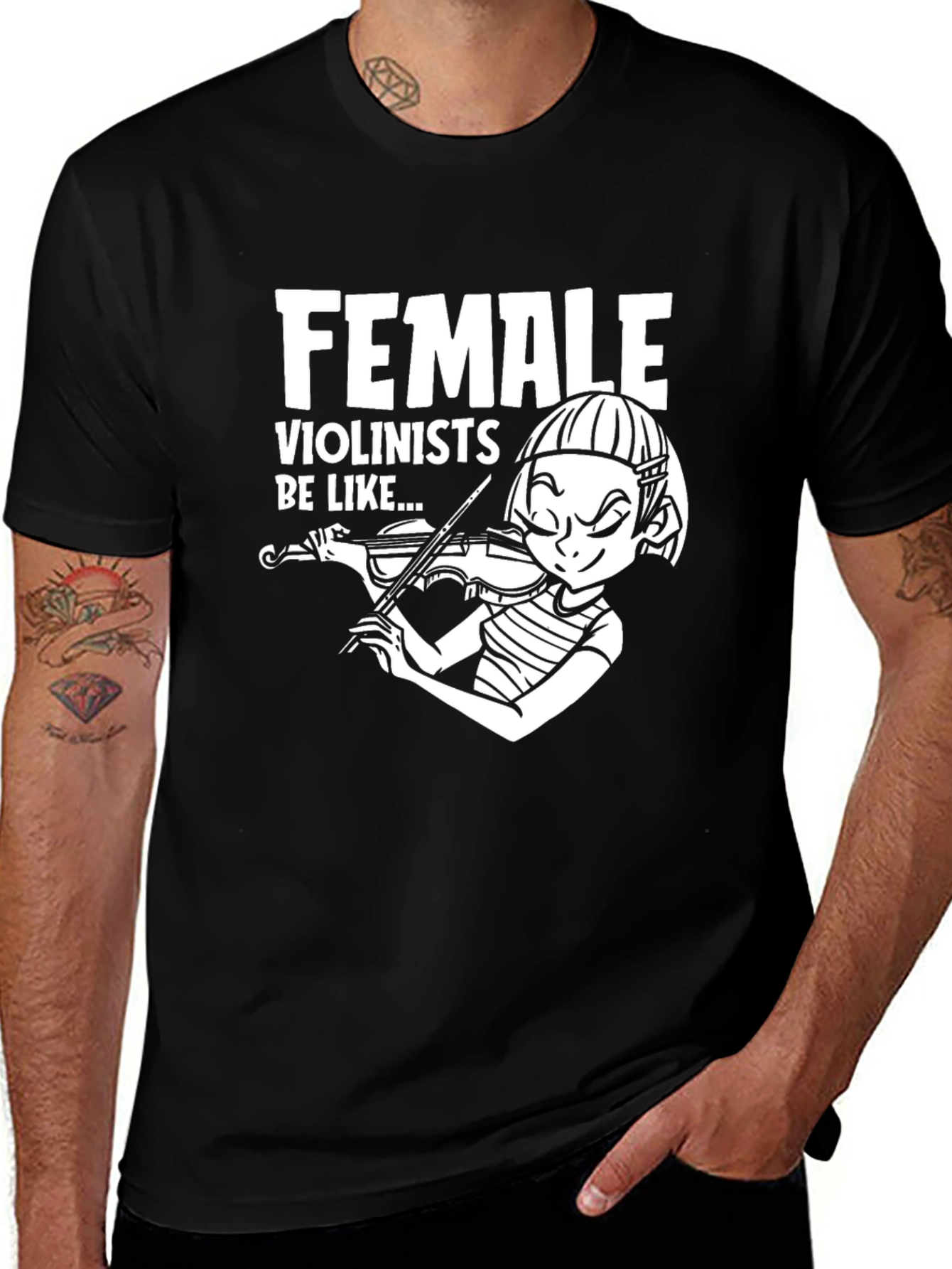 Female Violinists T-Shirt - Music Lover Tee