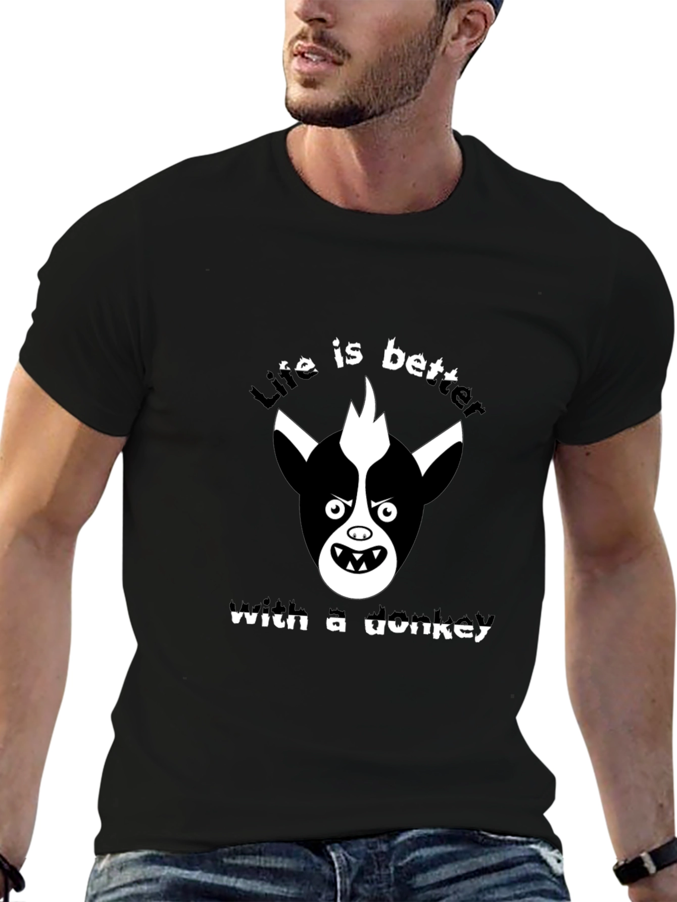 Life Is Better With A Donkey T-Shirt