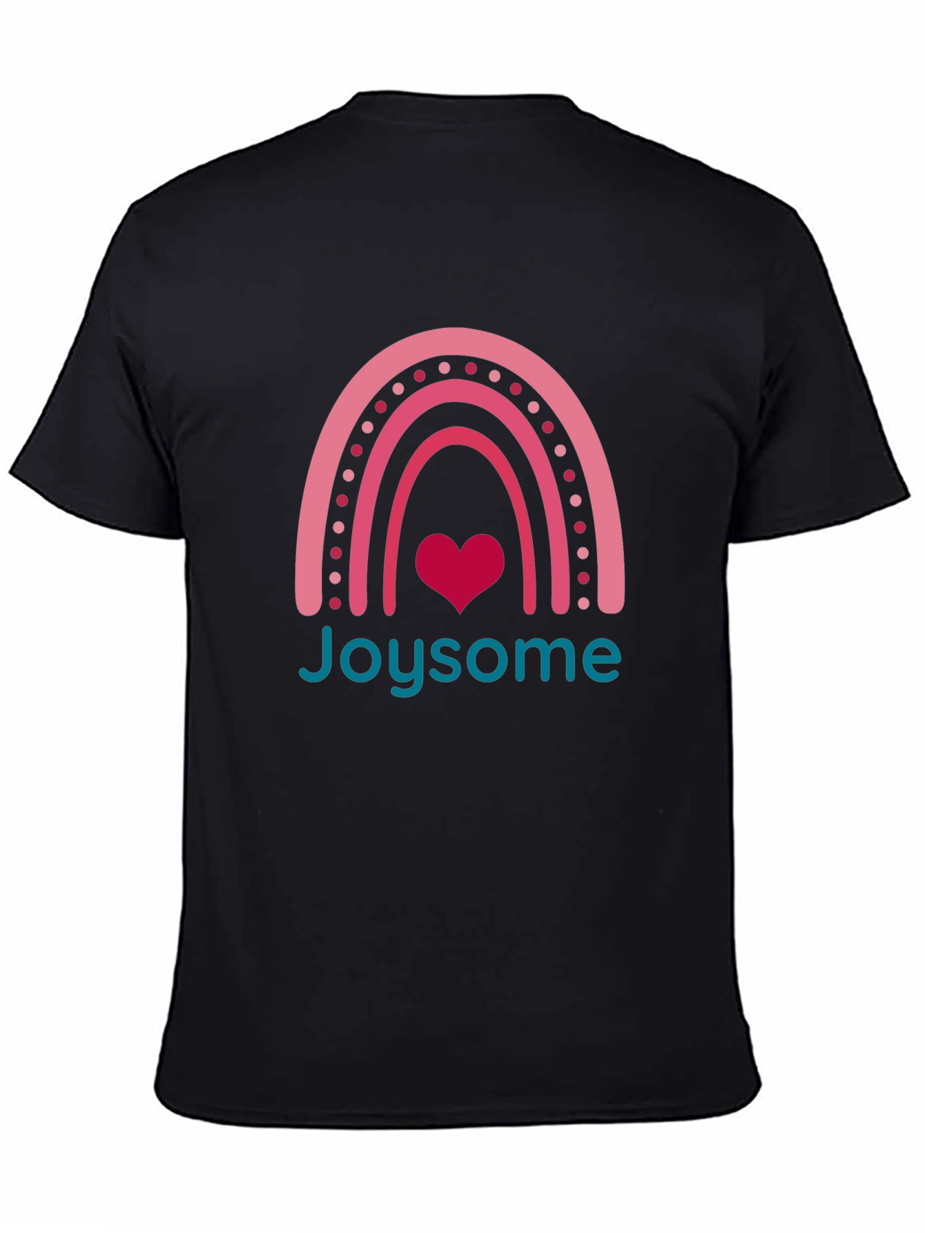 Joysome Heart Rainbow Graphic T-Shirt
