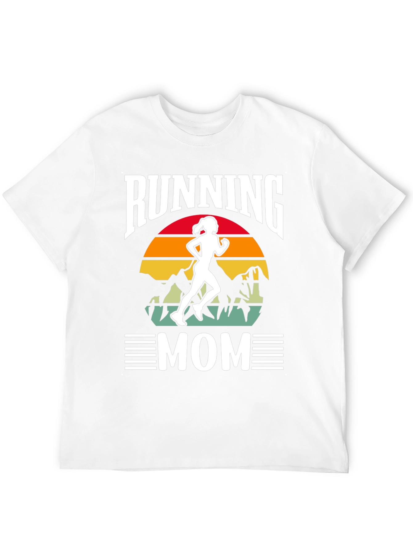 Running Mom Graphic Tee - Womens Fitness Shirt