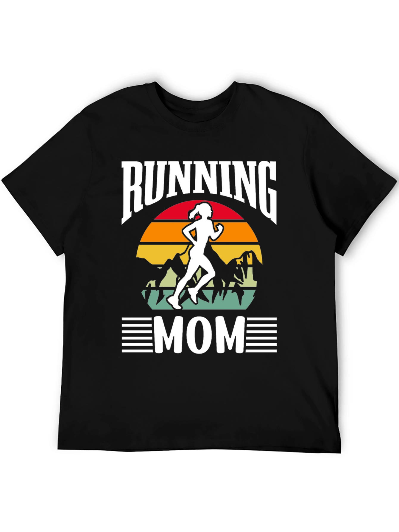 Running Mom Graphic Tee - Womens Fitness Shirt