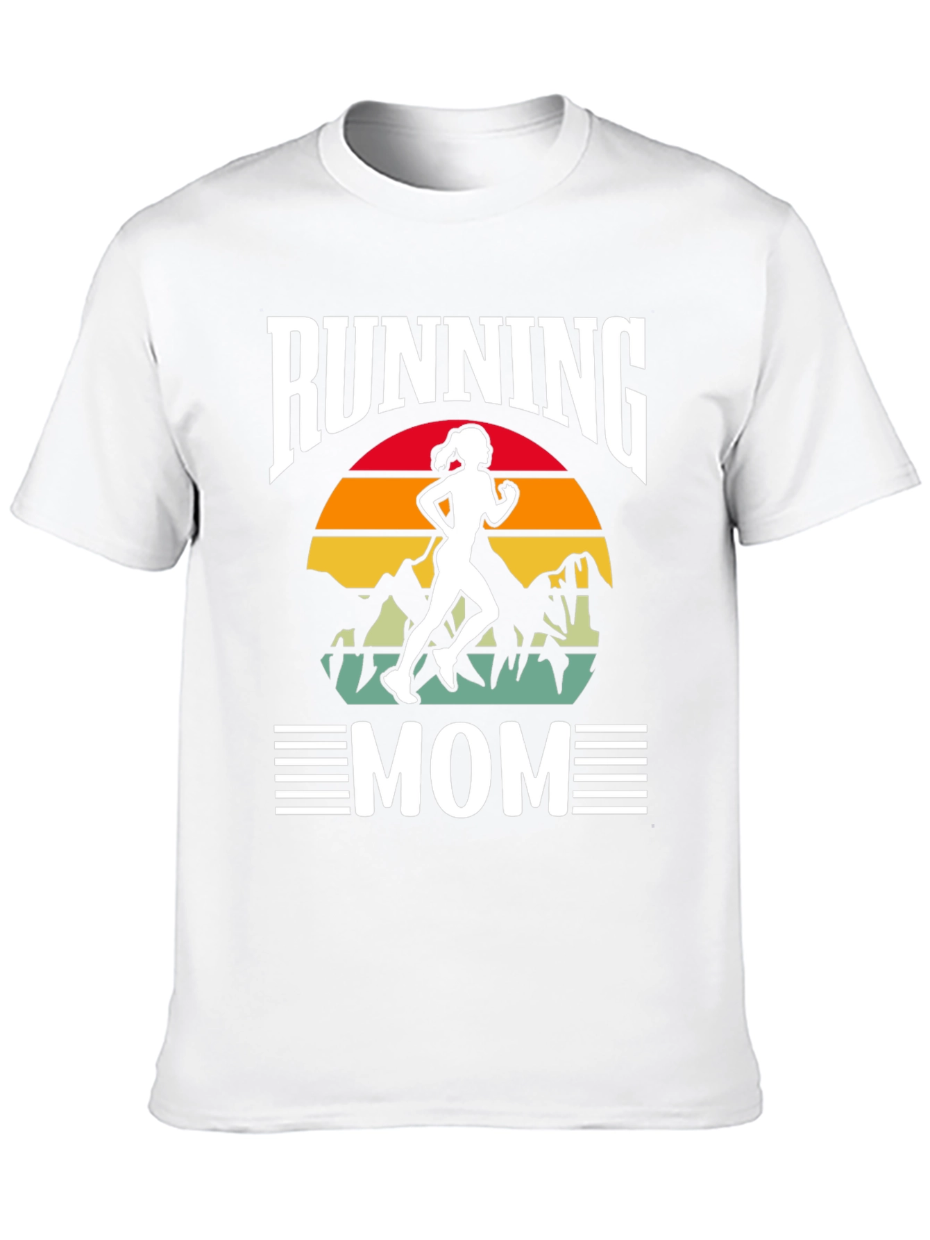 Running Mom Graphic Tee - Womens Fitness Shirt