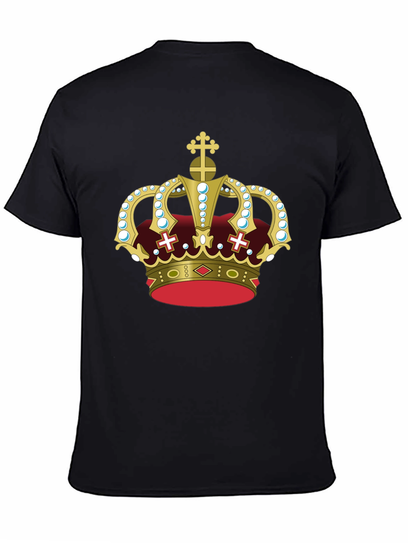 Royal Crown Graphic Tee - Black