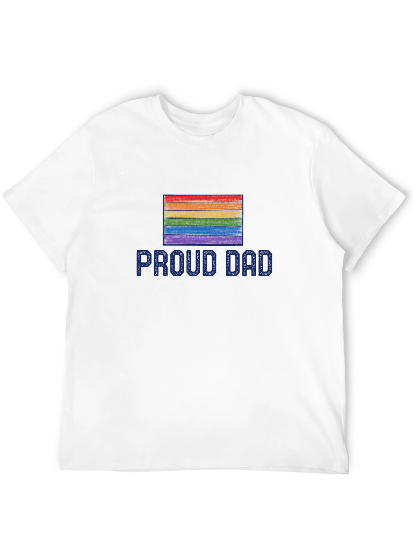 Proud Dad LGBTQ Pride Rainbow T-Shirt