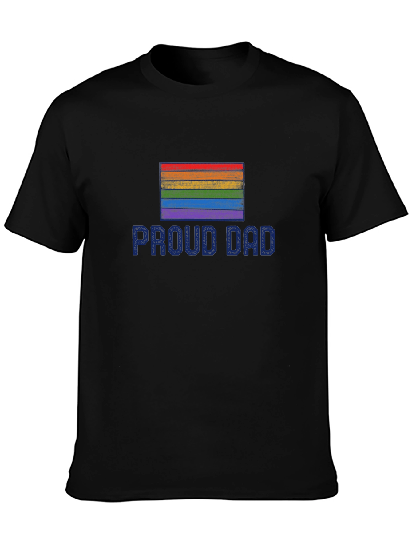 Proud Dad LGBTQ Pride Rainbow T-Shirt