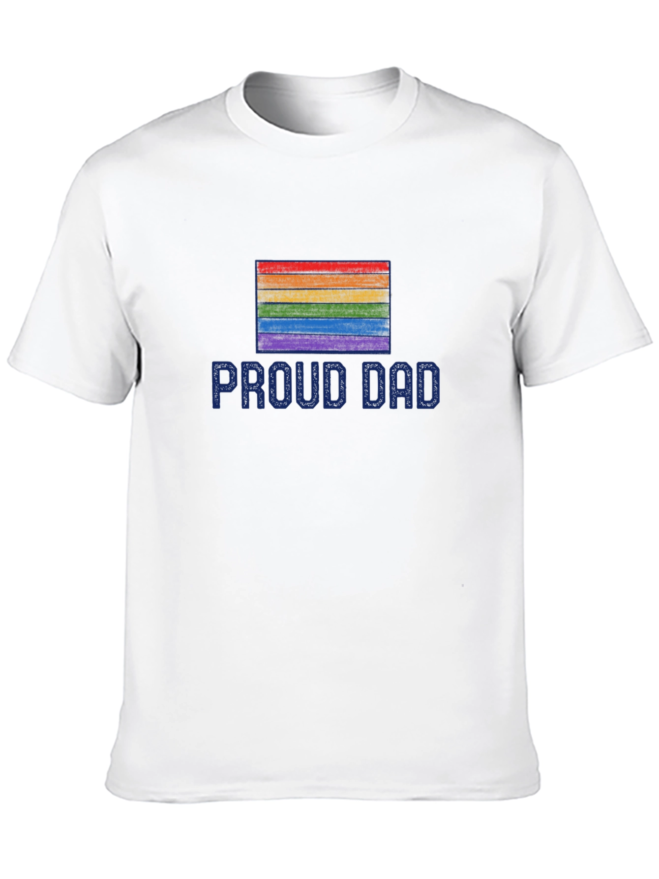 Proud Dad LGBTQ Pride Rainbow T-Shirt