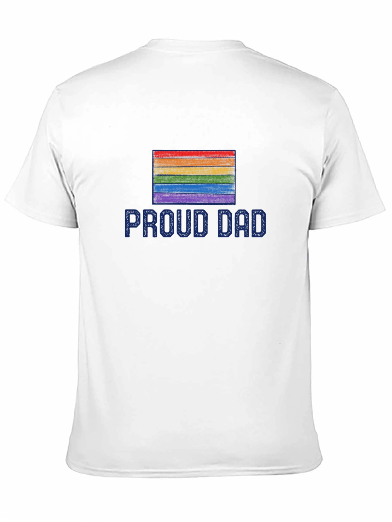 Proud Dad LGBTQ Pride Rainbow T-Shirt