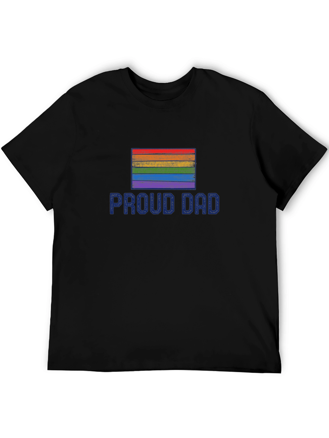 Proud Dad LGBTQ Pride Rainbow T-Shirt