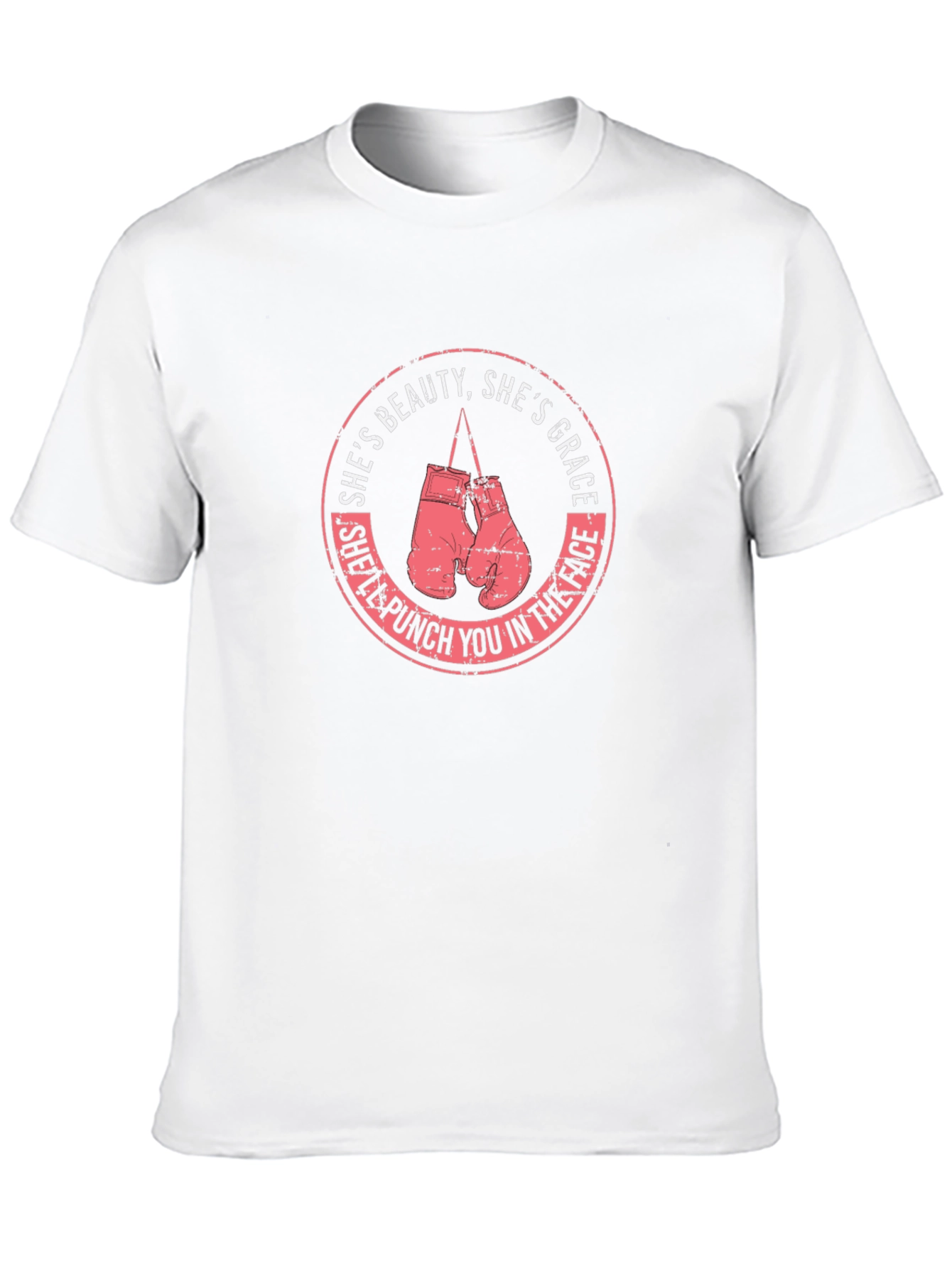 Shes Beauty Shes Grace Boxing Graphic T-Shirt