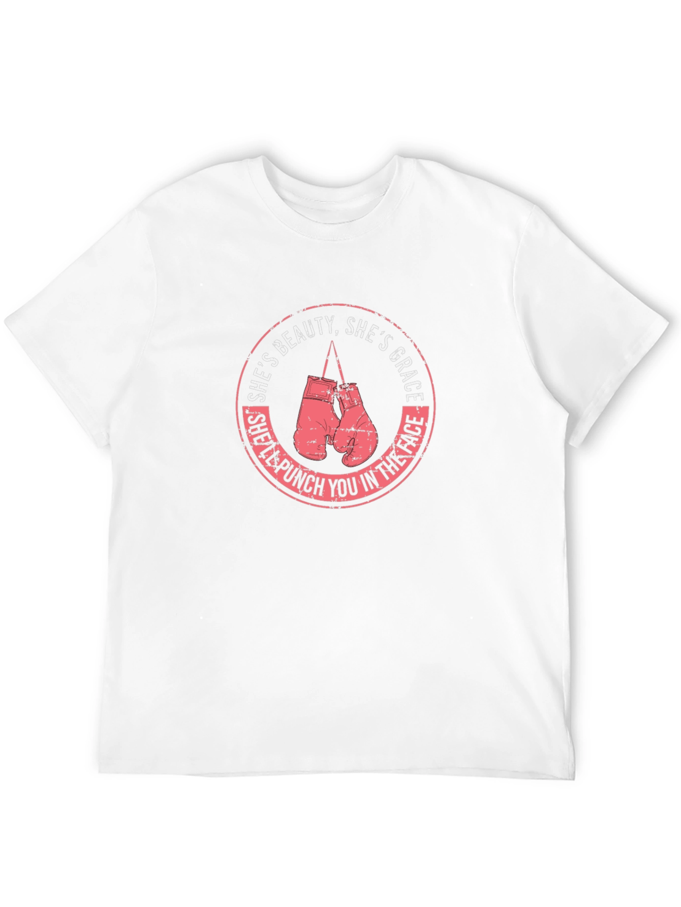 Shes Beauty Shes Grace Boxing Graphic T-Shirt
