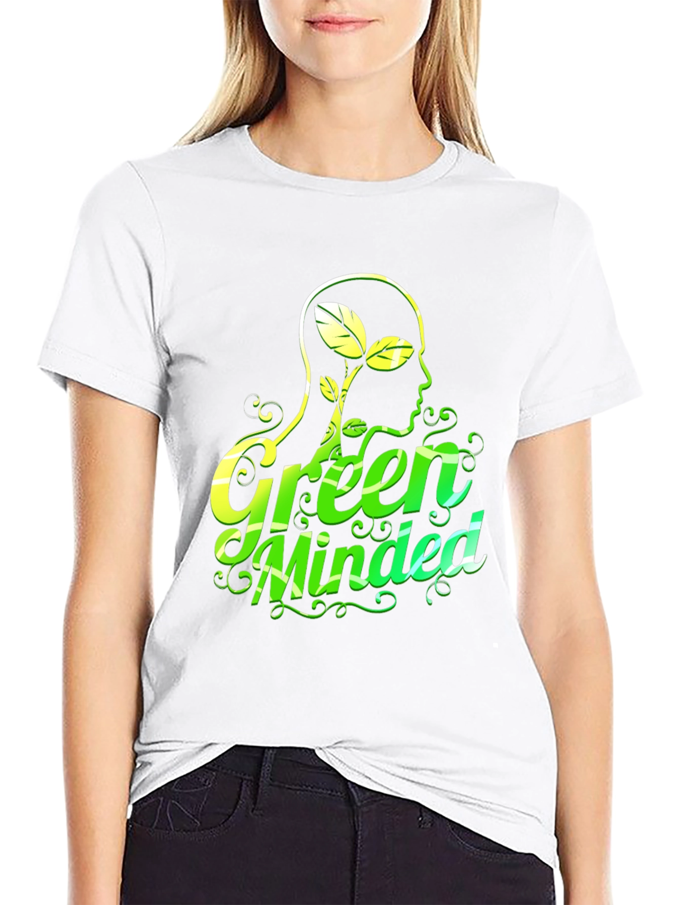 Eco-Conscious Graphic Tee - Green Minded