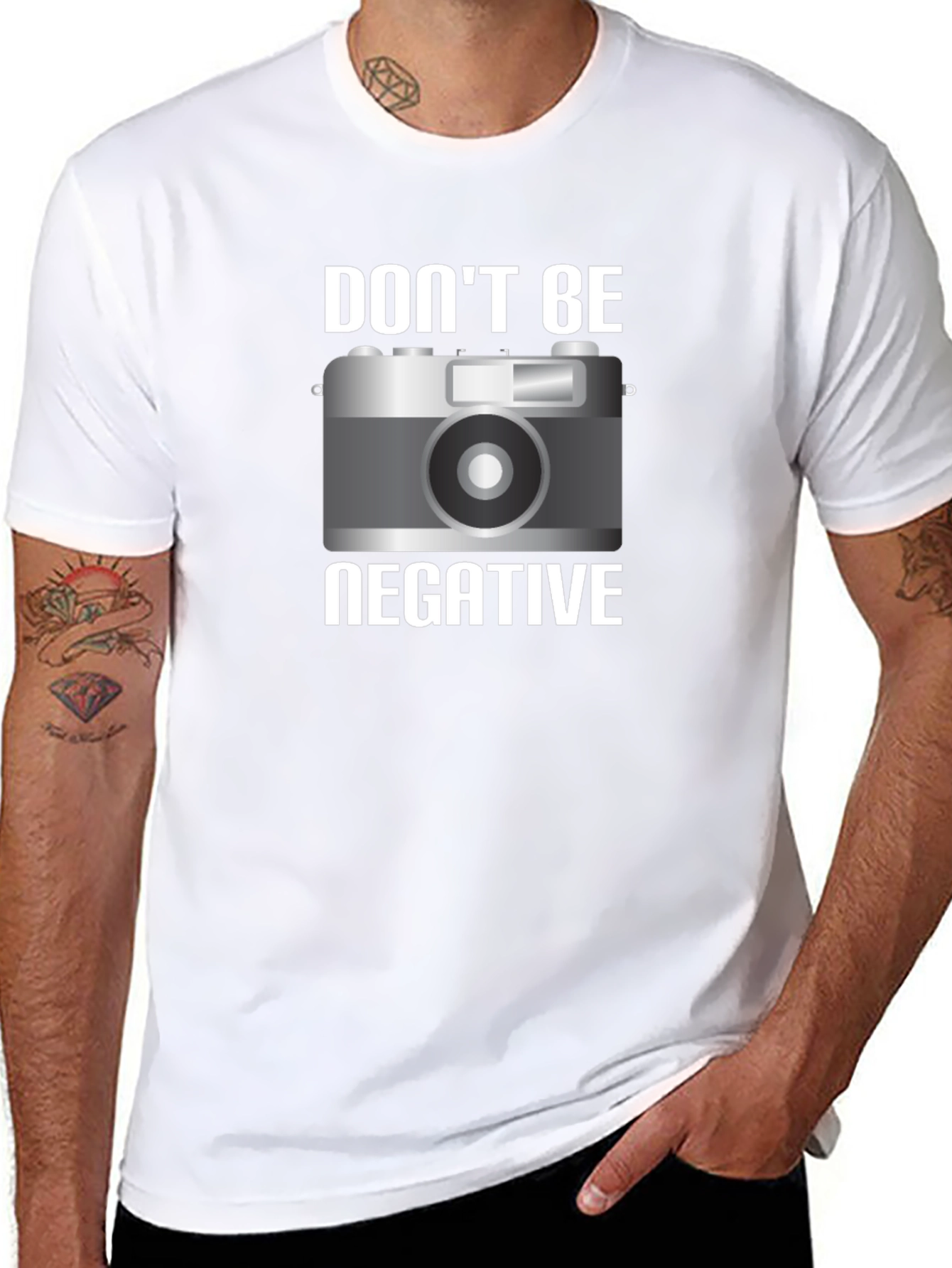 Dont Be Negative Graphic T-Shirt