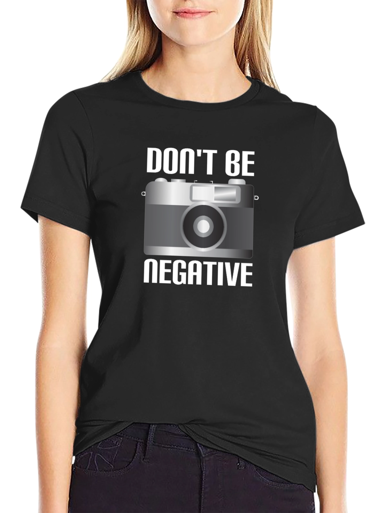 Dont Be Negative Graphic T-Shirt