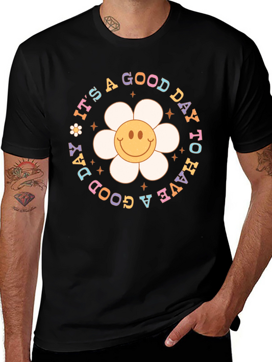 Good Day T-Shirt - Smiley Face Graphic Tee