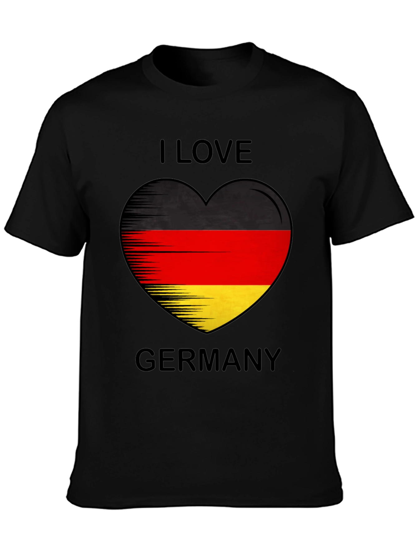 I Love Germany Flag Heart T-Shirt
