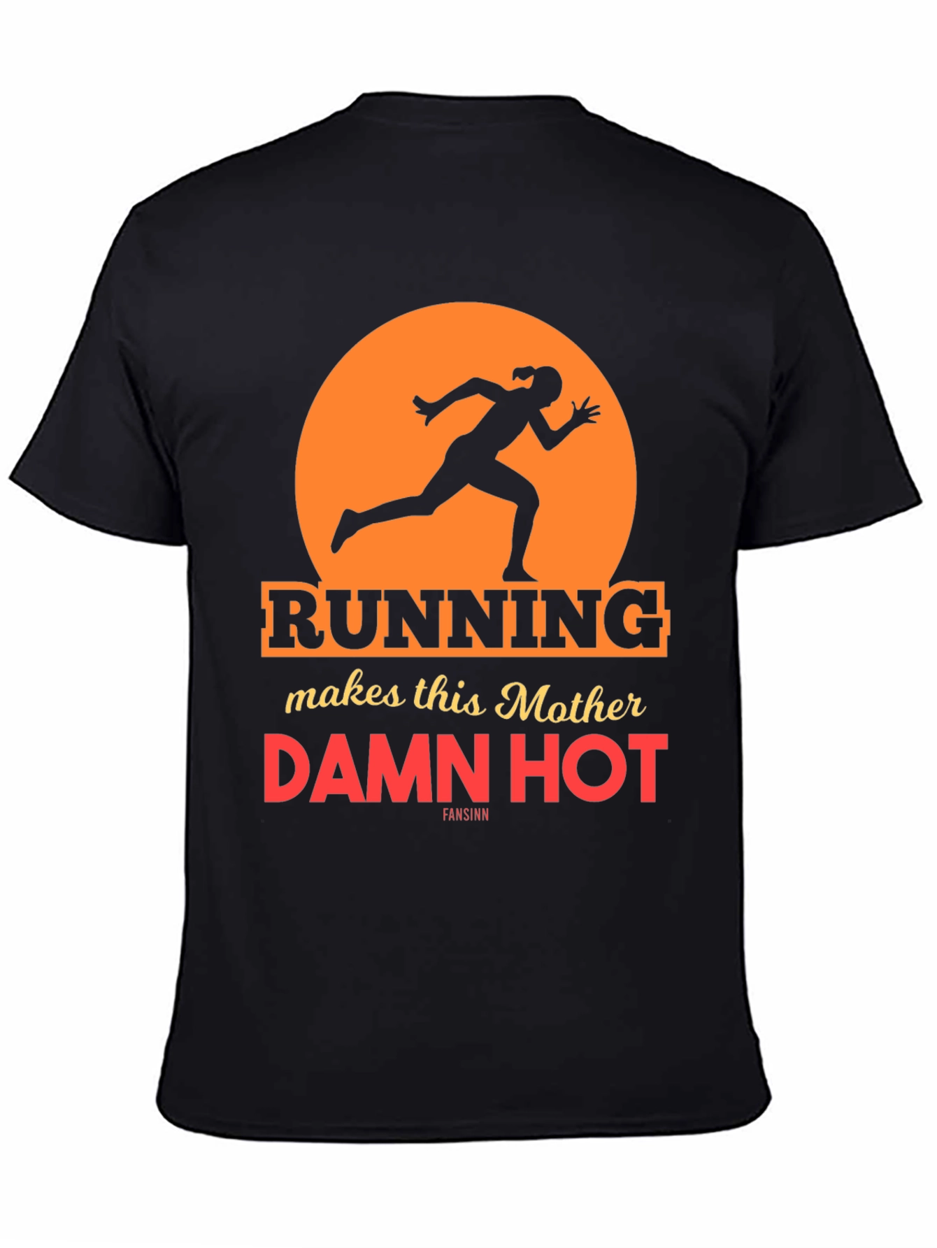 Running Mother Graphic Tee - Black