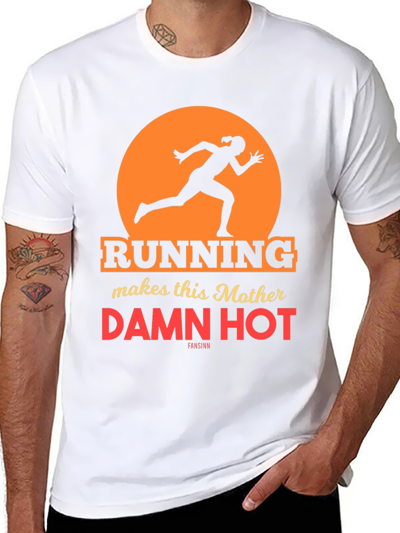 Running Mother Graphic Tee - Black