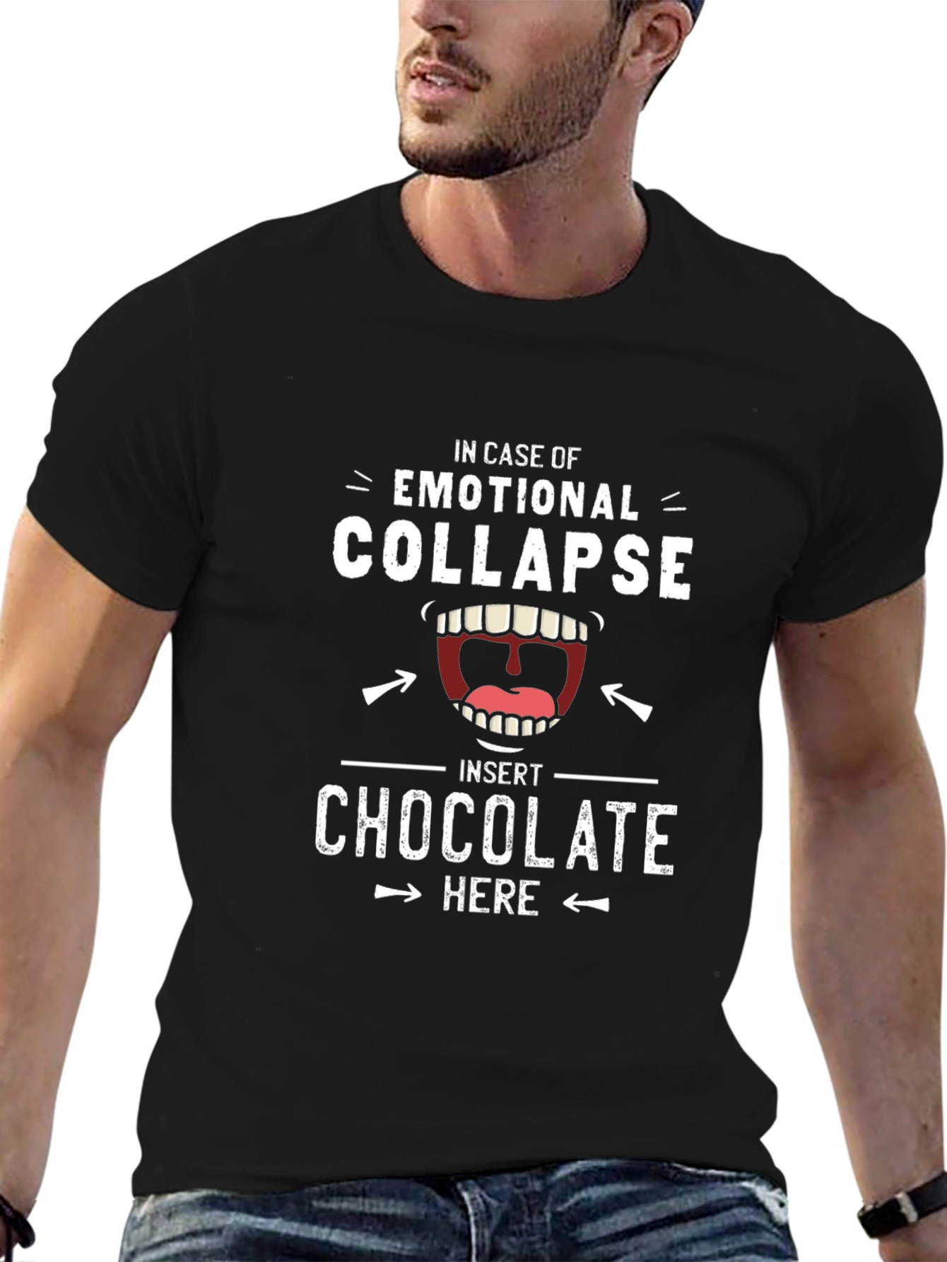 Emotional Collapse Chocolate T-Shirt