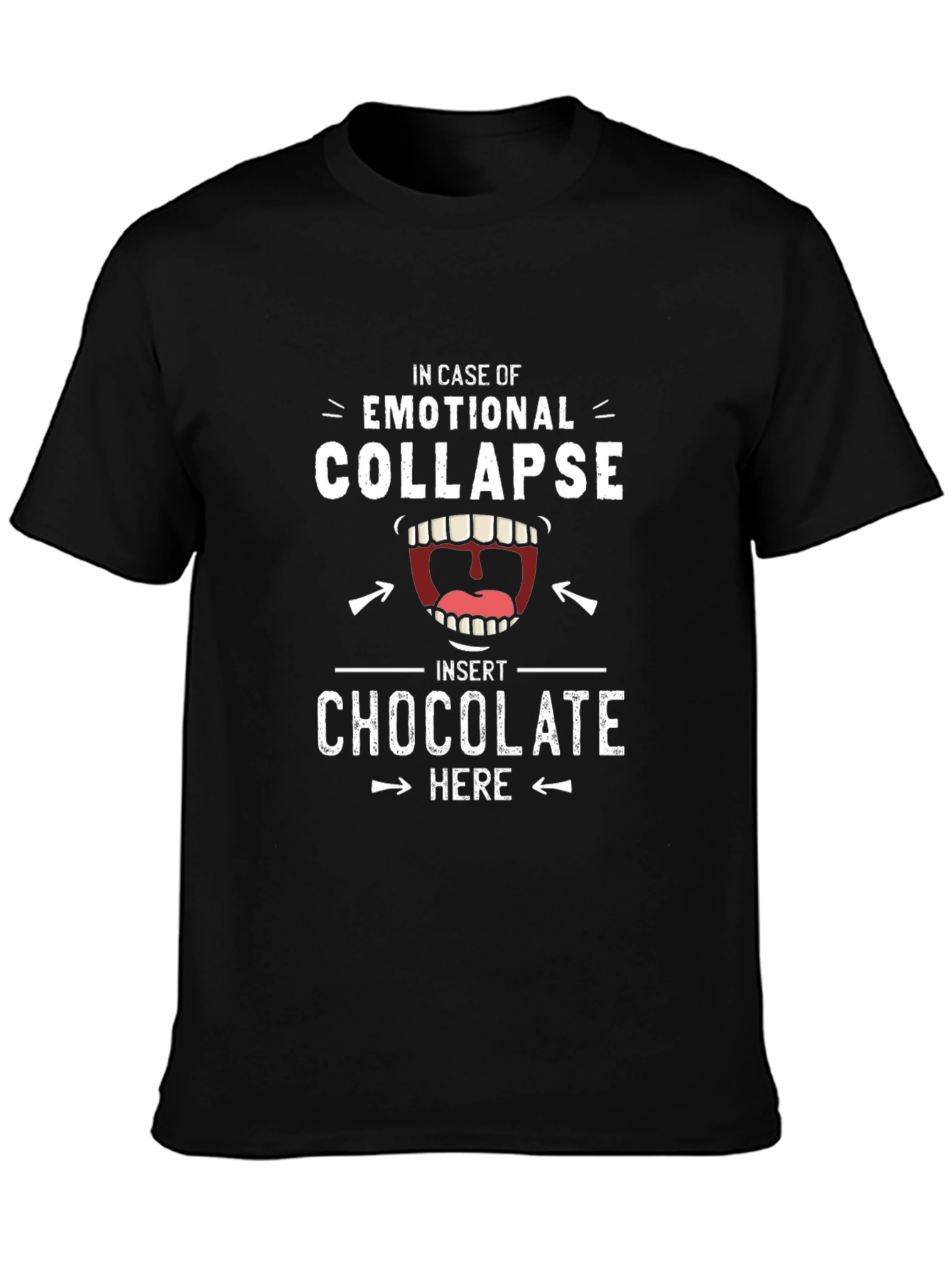 Emotional Collapse Chocolate T-Shirt