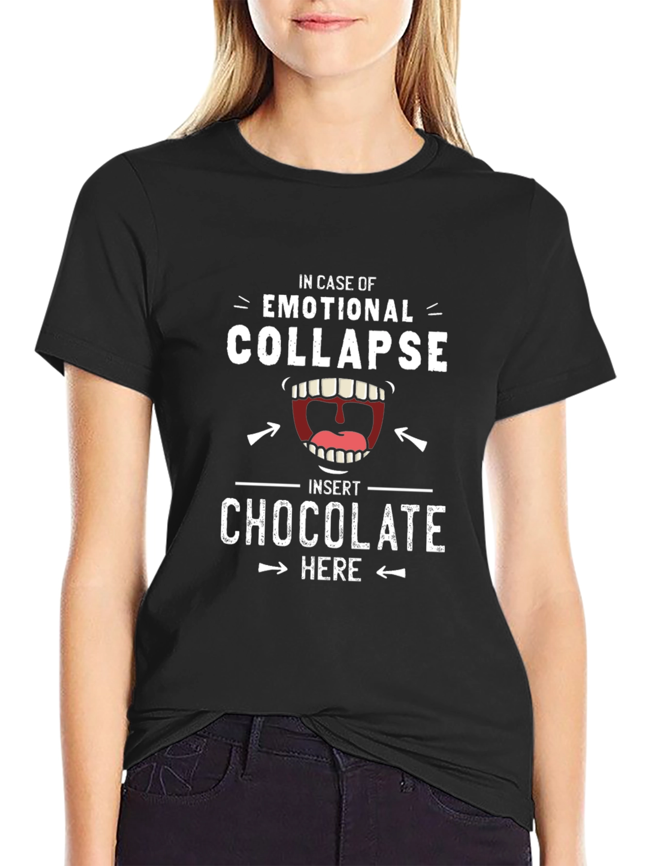 Emotional Collapse Chocolate T-Shirt
