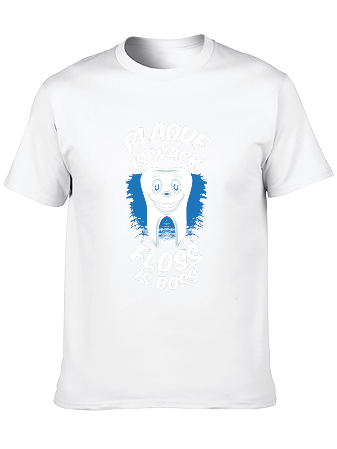 Plaque is Wack Floss is Boss Funny Dental T-Shirt
