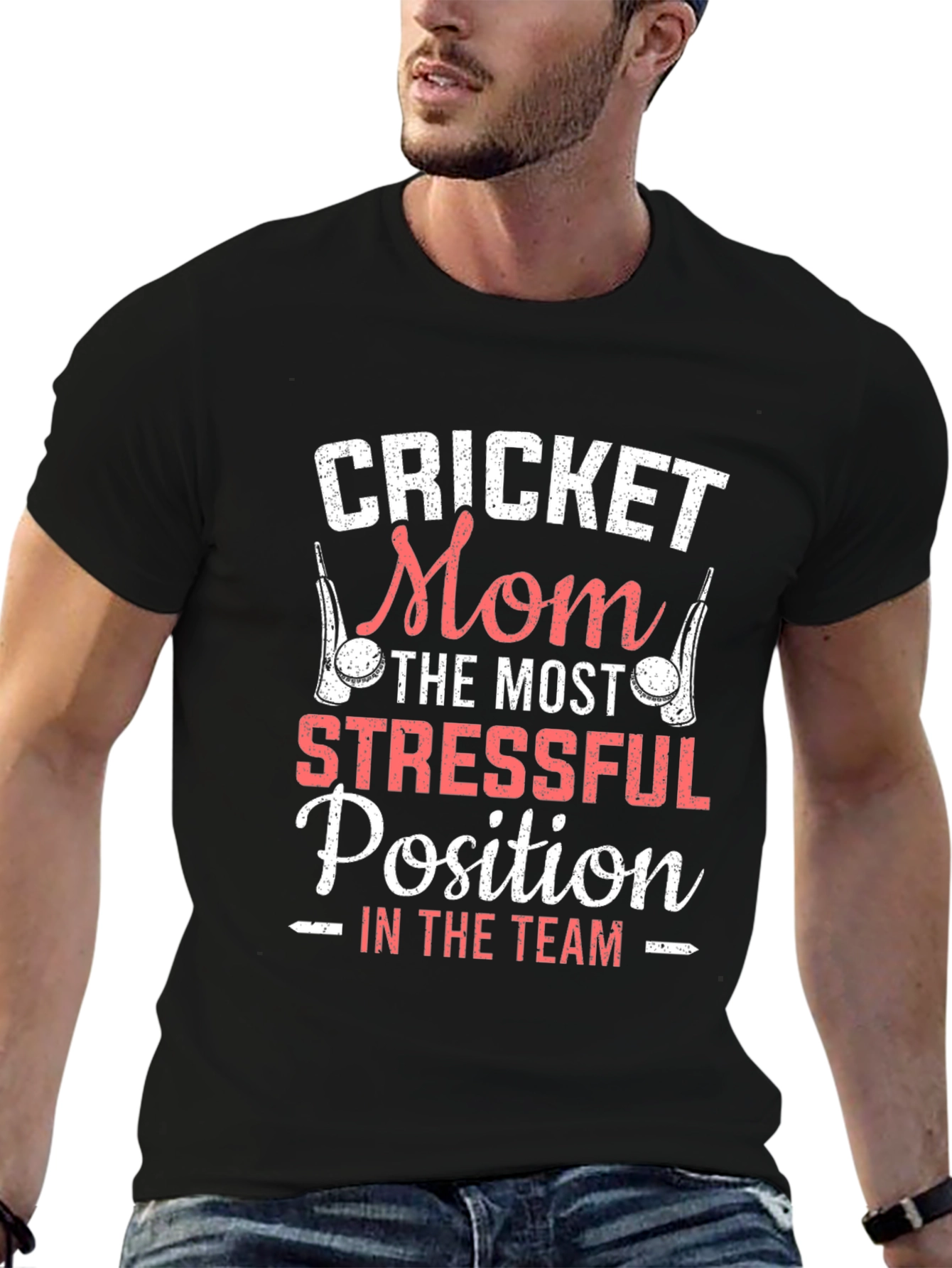 Cricket Mom Graphic T-Shirt