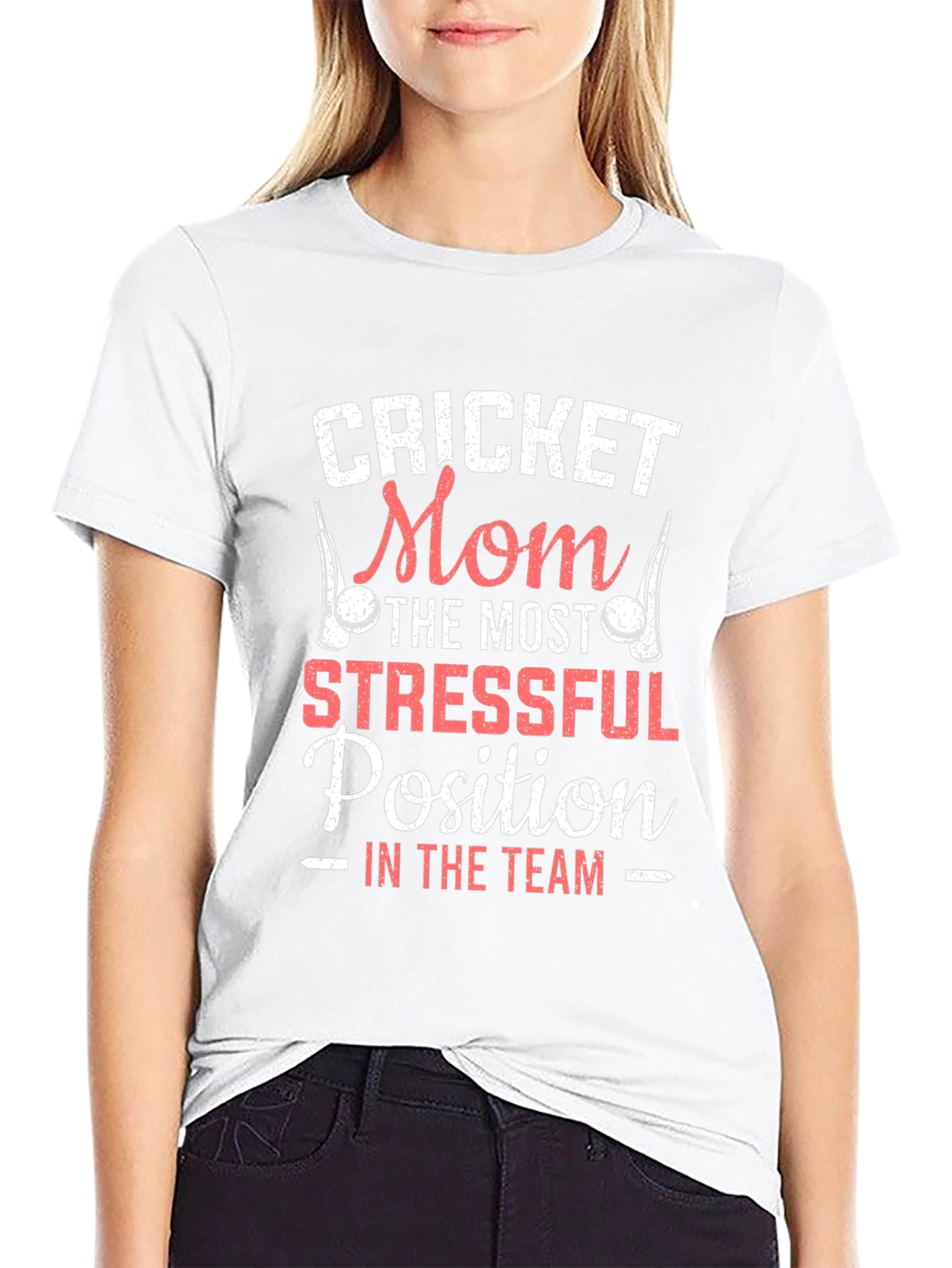 Cricket Mom Graphic T-Shirt