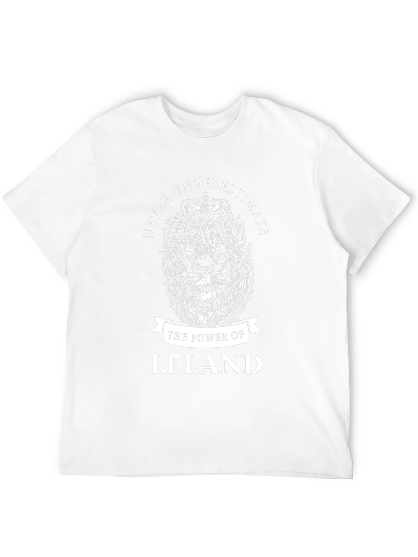 Never Underestimate Leland Lion Graphic T-Shirt