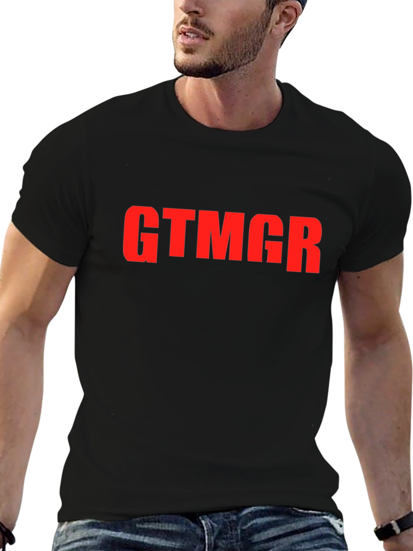 GTMGR Graphic Tee - Bold Statement Black T-Shirt
