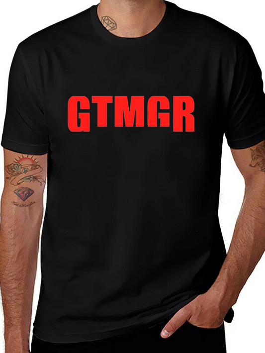 GTMGR Graphic Tee - Bold Statement Black T-Shirt