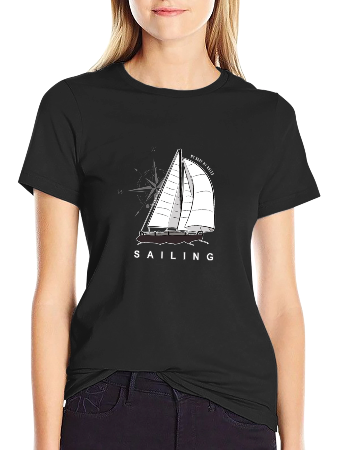 Sailing T-Shirt - My Boat My Rules Graphic Tee