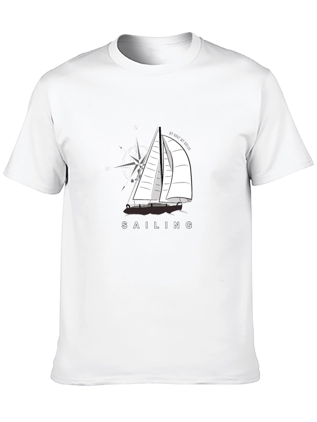 Sailing T-Shirt - My Boat My Rules Graphic Tee