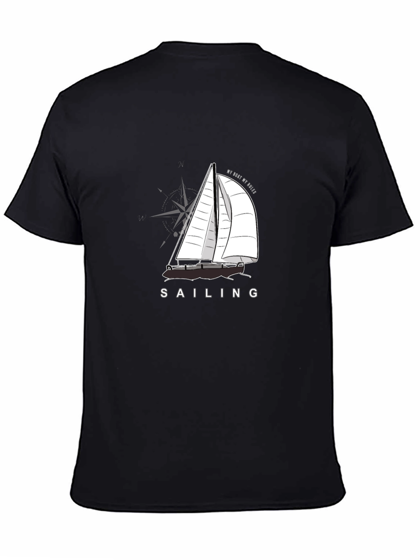 Sailing T-Shirt - My Boat My Rules Graphic Tee