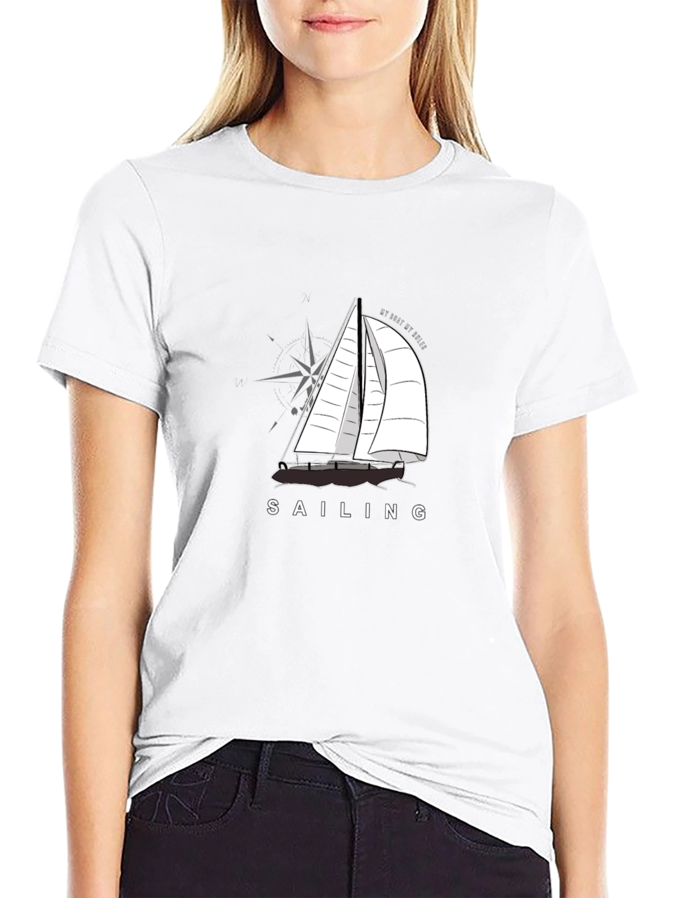 Sailing T-Shirt - My Boat My Rules Graphic Tee