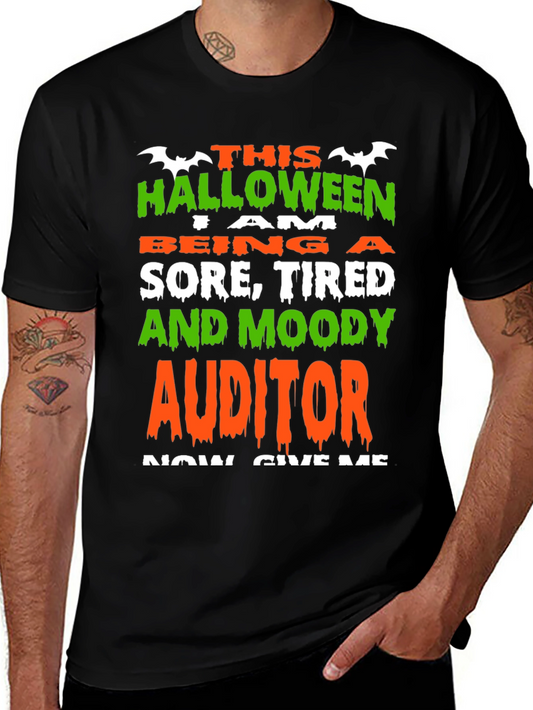 Funny Halloween Auditor T-Shirt