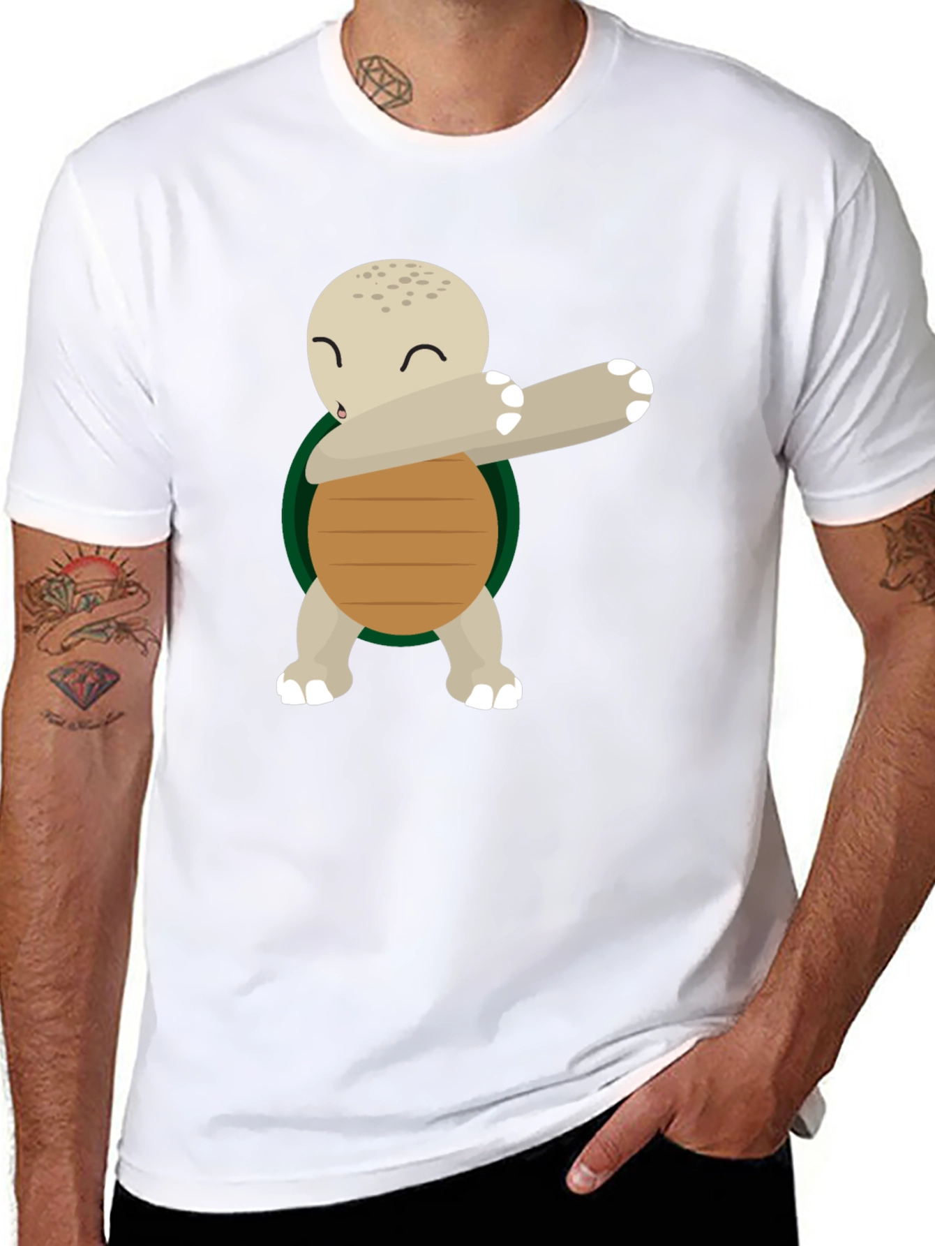 Dabbing Turtle Graphic Tee - Cool & Comfy