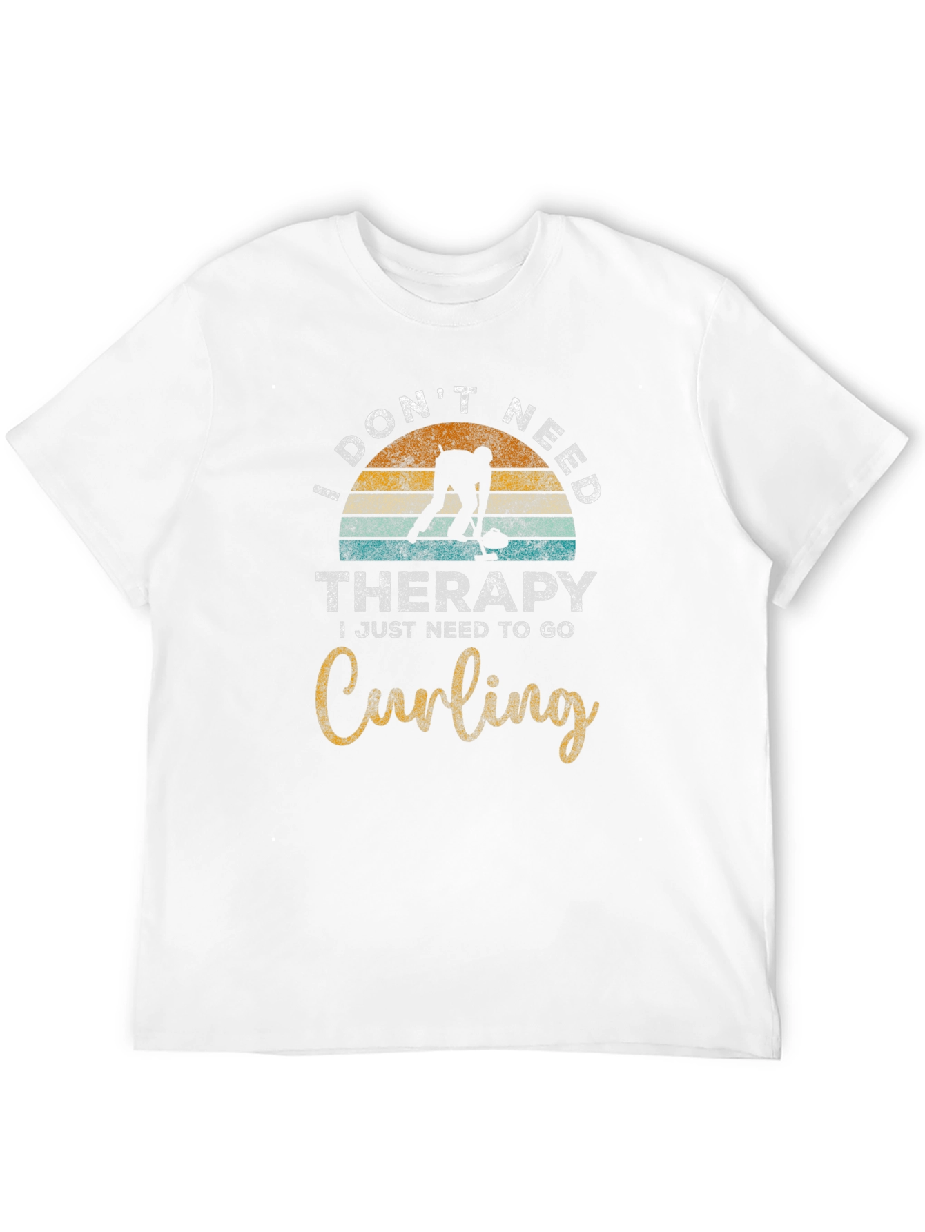 I Just Need to Go Curling Graphic Tee