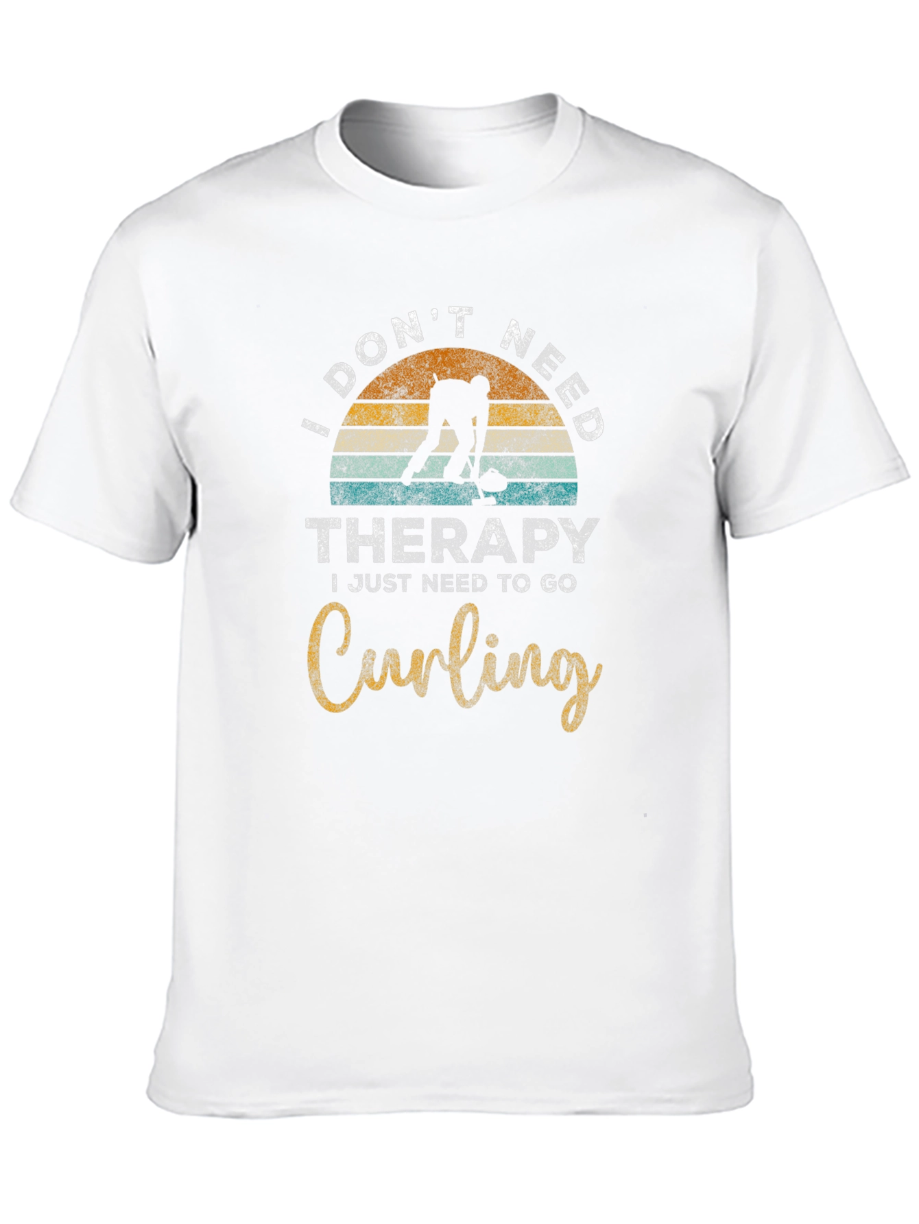 I Just Need to Go Curling Graphic Tee