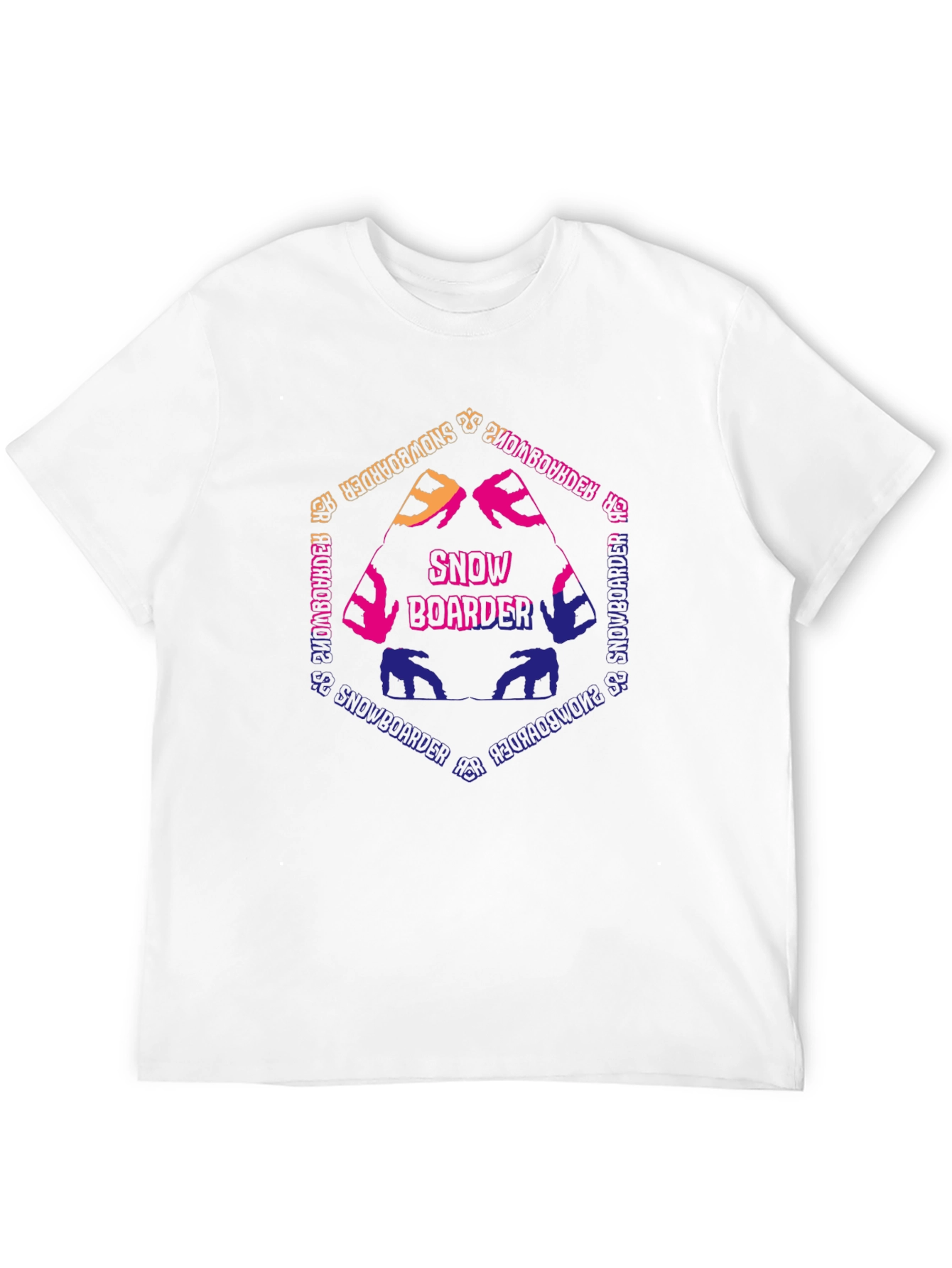 Snowboarder Graphic Tee - Stylish Black T-Shirt