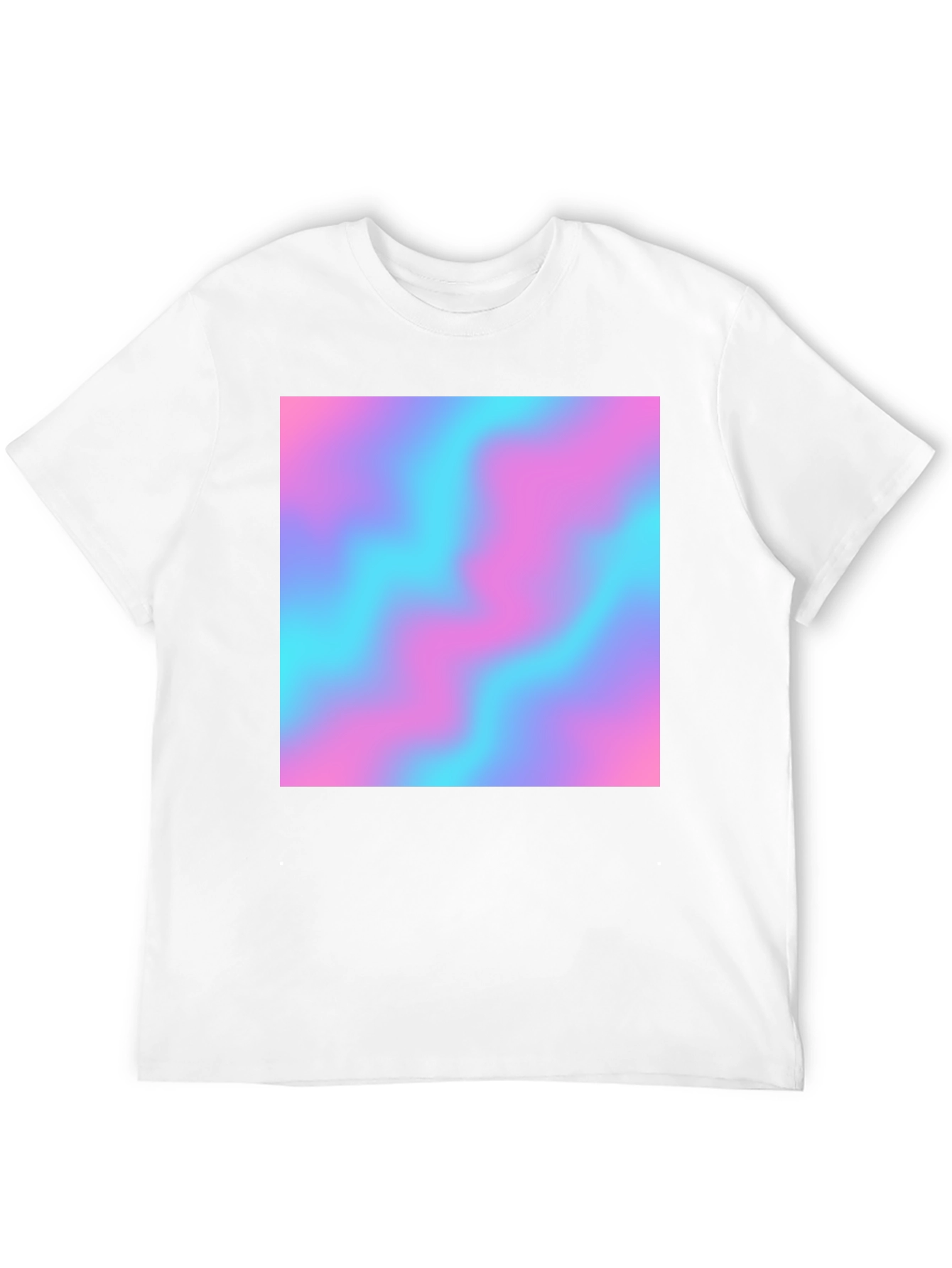 Vaporwave Aesthetic T-Shirt - Black Crew Neck