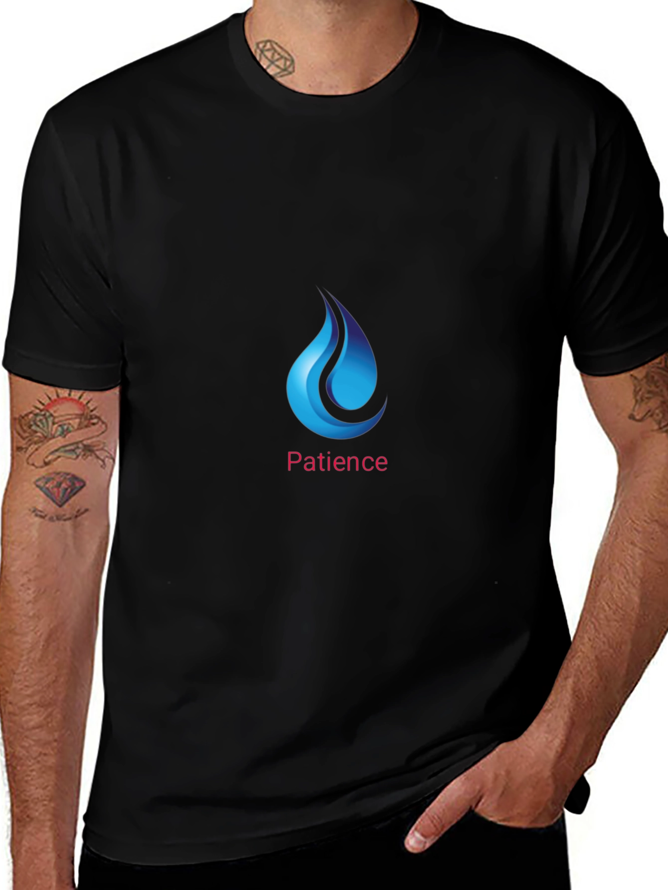 Patience Graphic Tee - Stylish Comfort Fit