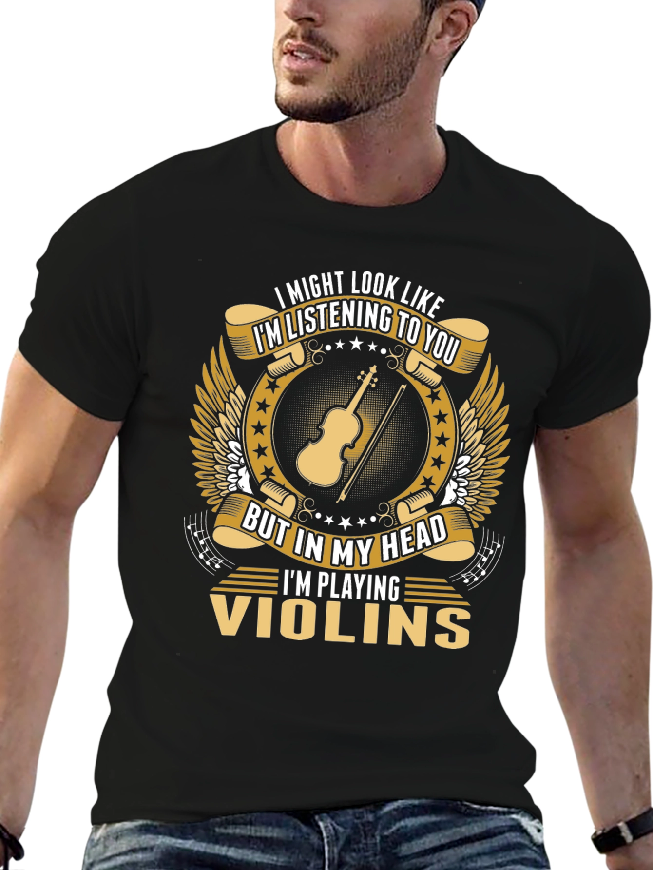 Violin Player T-Shirt: Im Playing Violins In My Head