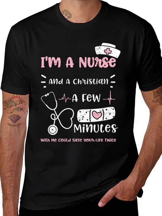 Im a Nurse And a Christian T-Shirt